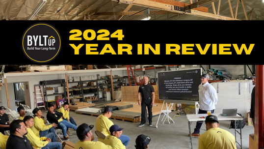 BYLTup team with news article titled "Milestones of 2024"