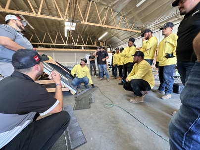 BYLTup team learning during hands on training